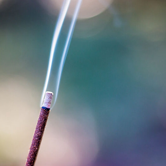 Räucherstäbchen Nahaufnahme